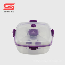 Multipurpose salad container plastic pp lunch box for sale